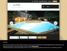 Tablet Screenshot of hotellapaul.it